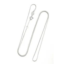 New Box Chain Necklace - Silver Necklaces