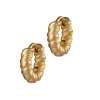 Clearance Cable Hoop Earrings