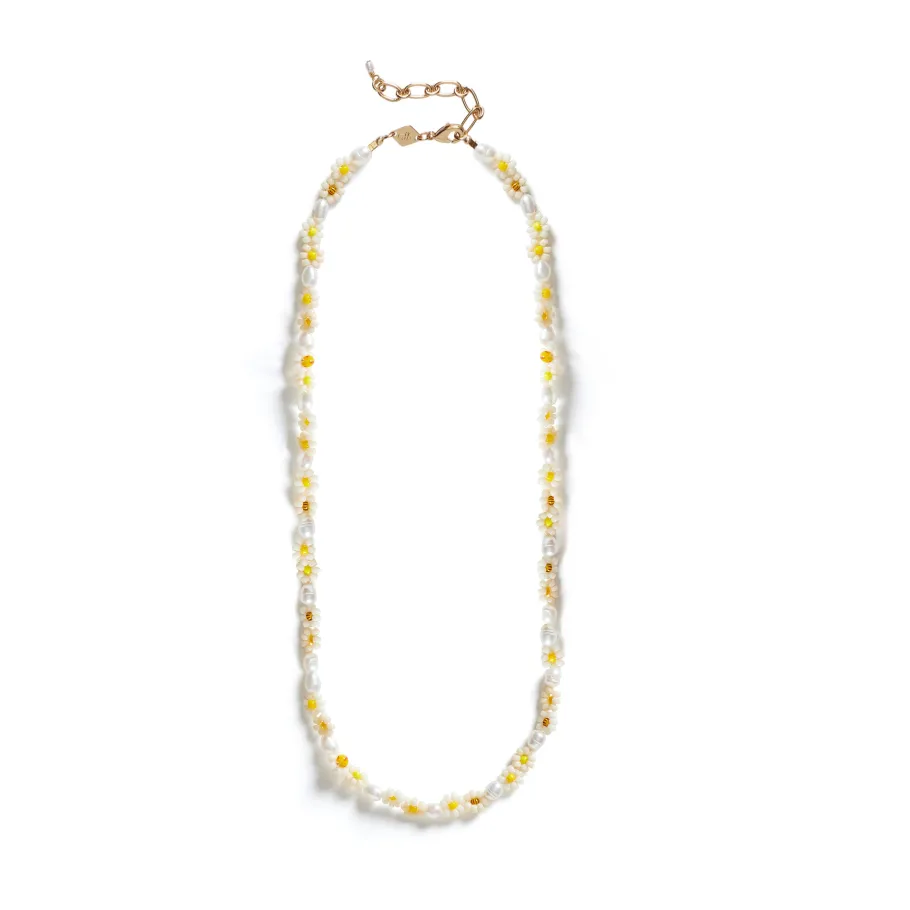 Online Daisy Flower Necklace Necklaces