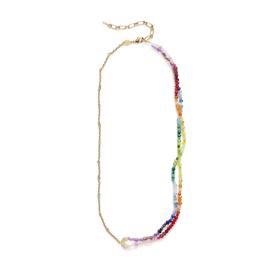 Hot Double Rainbow Necklace Necklaces