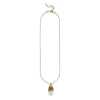 Outlet Golden Pebble Necklace Necklaces