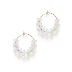 Hot Ice Ice Hoop Earrings