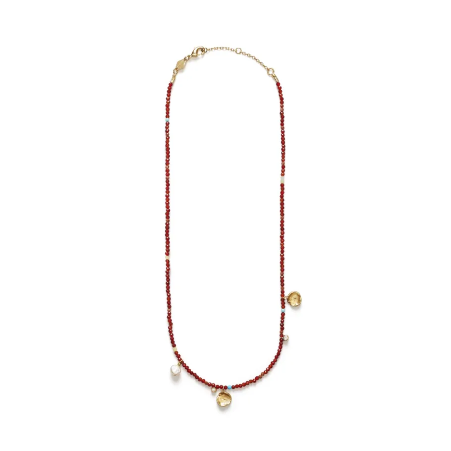 Fashion Maroon Harmony Necklace Necklaces