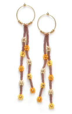Clearance Petals Hoop Earrings Earrings