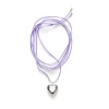 Best Silver Heart on a String Necklaces