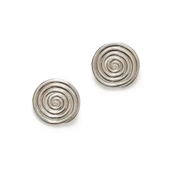Clearance Spiral Earring - Silver Earrings
